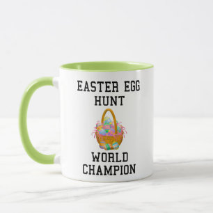 Påskägg Hunt World Champion Funny Påsk Mugg
