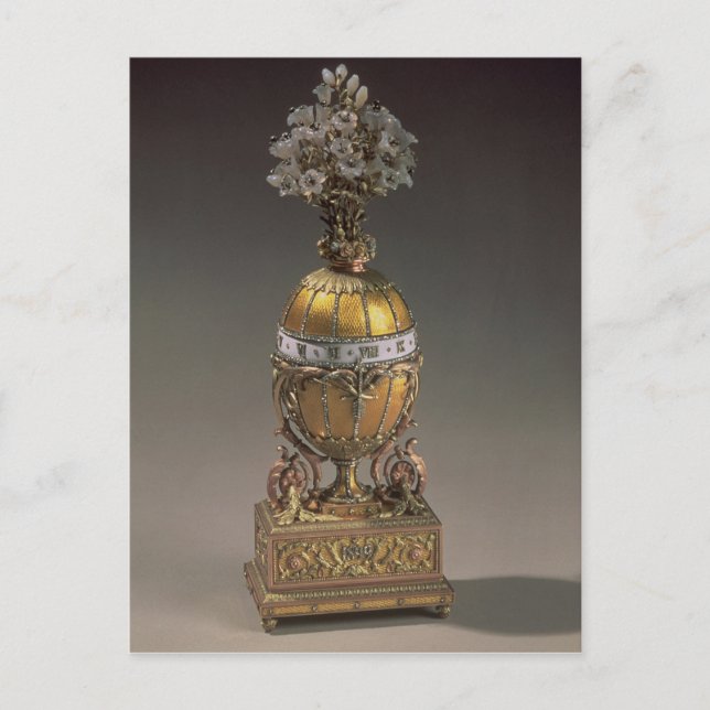 Påskägg i form av en vas helg vykort (Framsida)