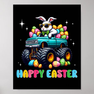 Påskägg i Funny Boys Glad påsk Monster Lastbil Poster