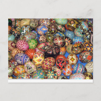 Påskägg i Ukraina Helg Vykort