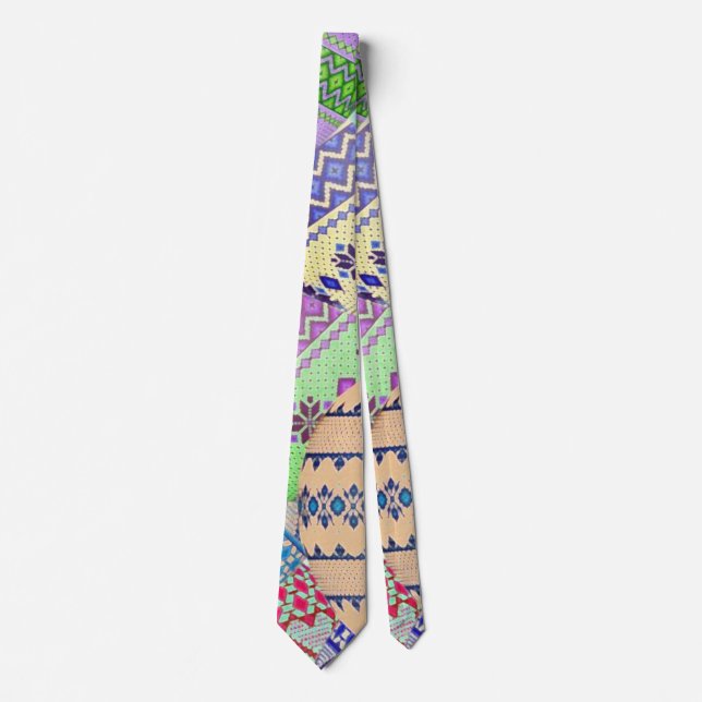 Påskägg i Ukraina (Pysanky) Design Necktie Slips (Framsida)