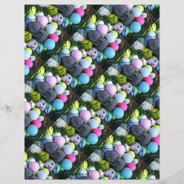 Påskägg, kanin Golf Bollar (Framsida)