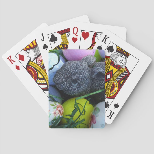 Påskägg, kanin Golf Bollar Spel Kort (Baksidan)
