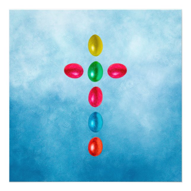 Påskägg kor fototryck (Framsidan)