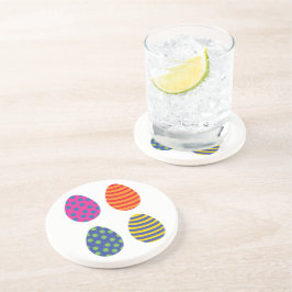 Påskägg med fyra Färgader Underlägg