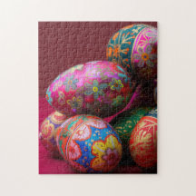 Påskägg med rak färgad med spa-