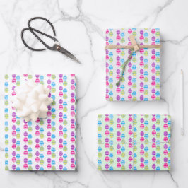 Påskägg Mönster Wrapping Papper
