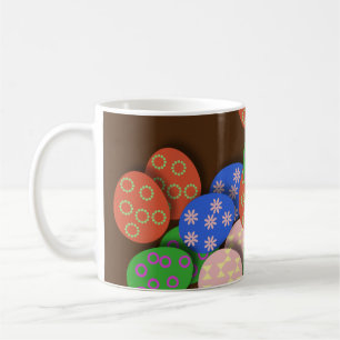 Påskägg mönstrat kaffemugg