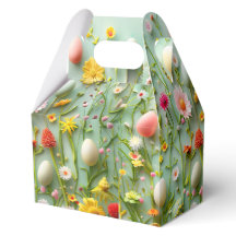 Påskägg och blommor