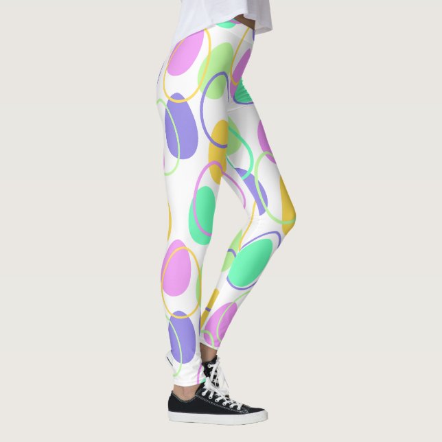 Påskägg och konturer leggings (Höger)