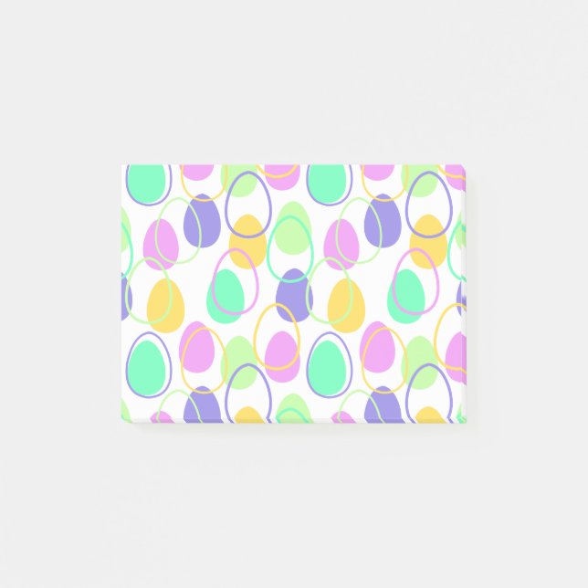 Påskägg och konturer post-it block (Framsida)