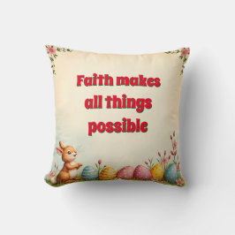 Påskägg och liten mängd kanin kudde