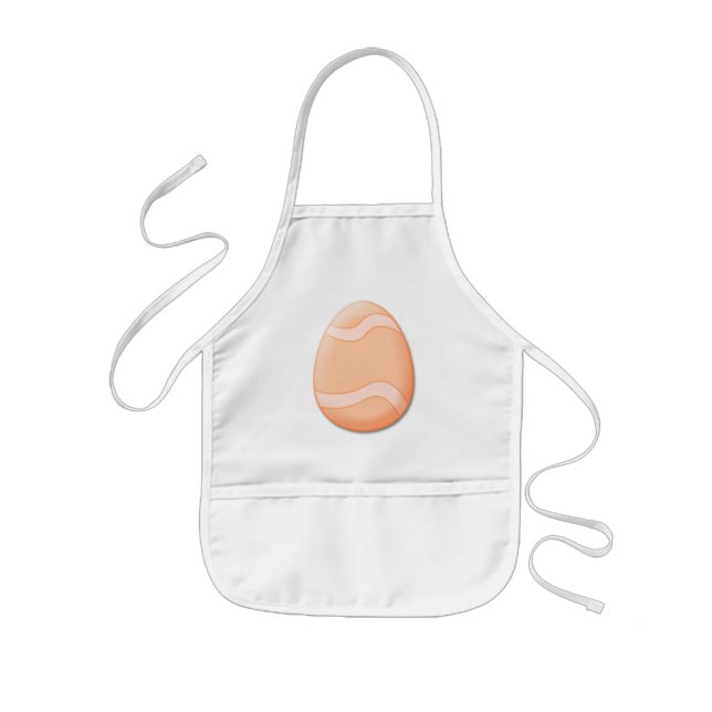 Påskägg (Orange) Barnförkläde (Framsidan)