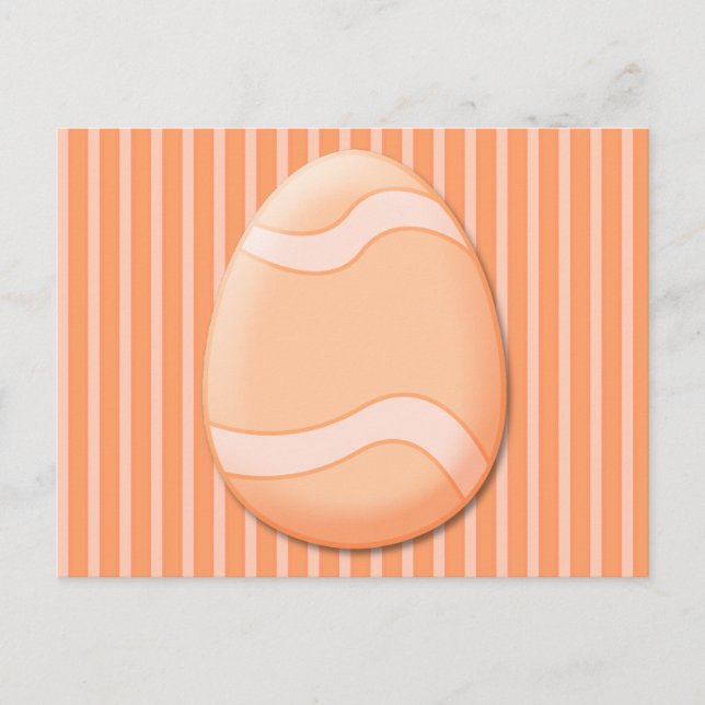 Påskägg (Orange) vykort (Framsida)
