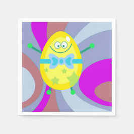 Påskägg på en Pappersservett