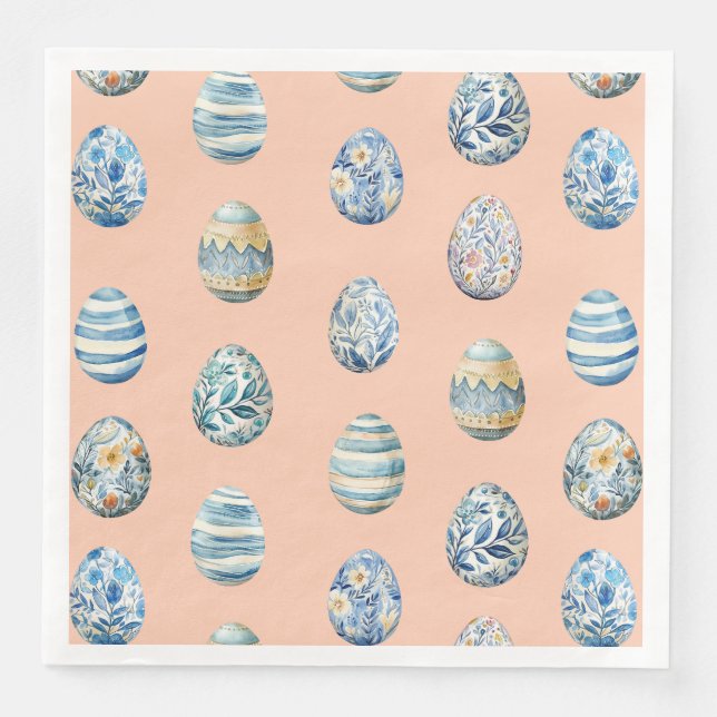 Påskägg på persikor-Pappersservett Pappersservett (Framsida)