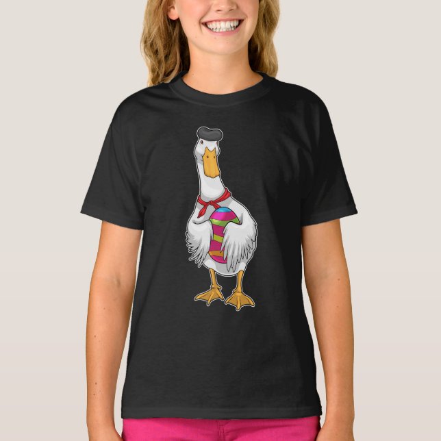 Påskägg Painter anka Påsk T Shirt (Framsida)