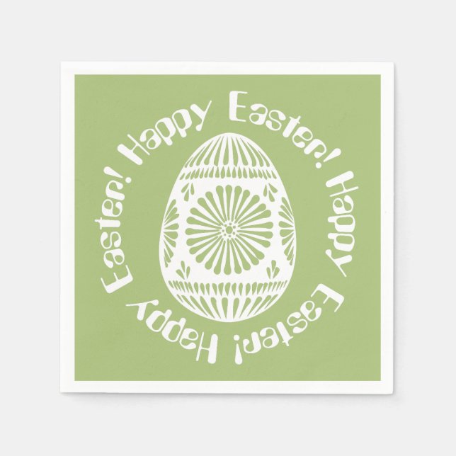 Påskägg pappra blöjor 1 pappersservett (Framsidan)