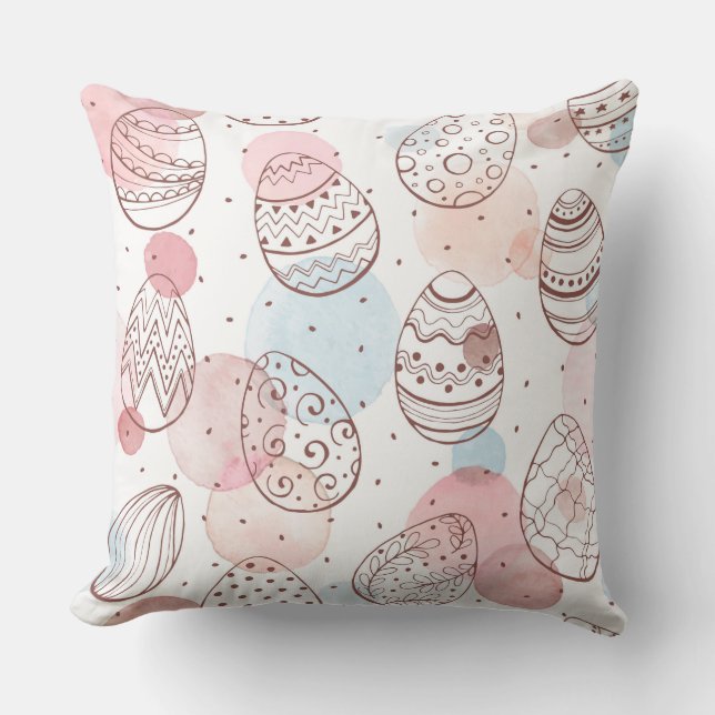 Påskägg Påsk Dekorativ kudde (Framsida)