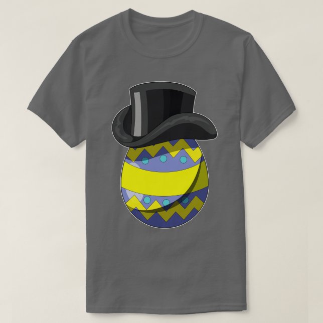 Påskägg Påsk gentleman Cylinder T Shirt (Design framsida)