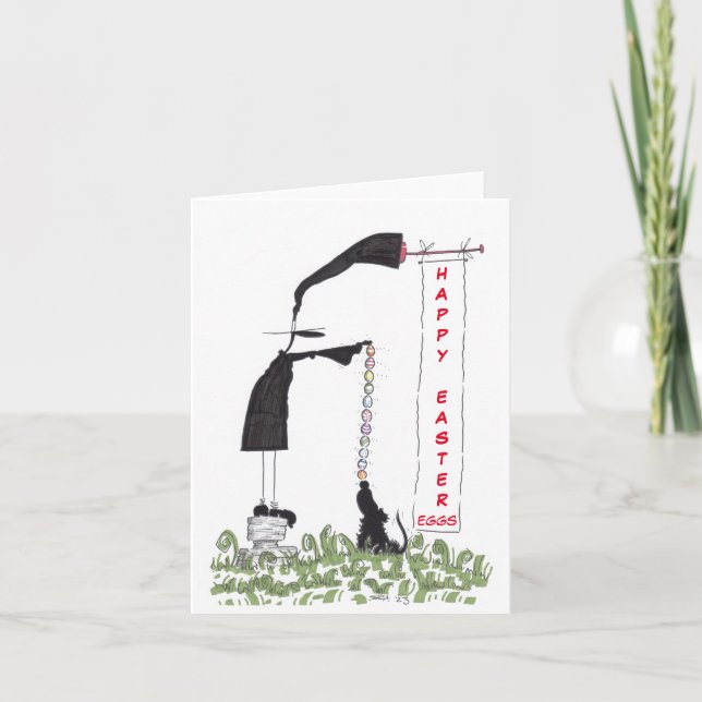 Påskägg Påsk-kort Kort (Framsida)