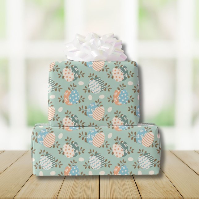 Påskägg pastel mönster presentpapper (Skapare uppladdad)
