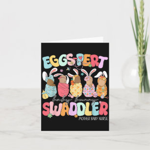 Påskägg-Pert Baby Bunny Swaddler Mamma Baby Kort