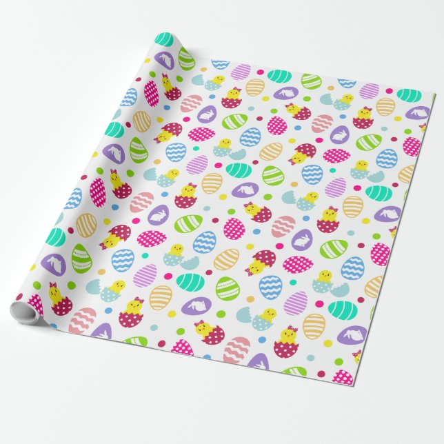 Påskägg Presentpapper (Utrullad)