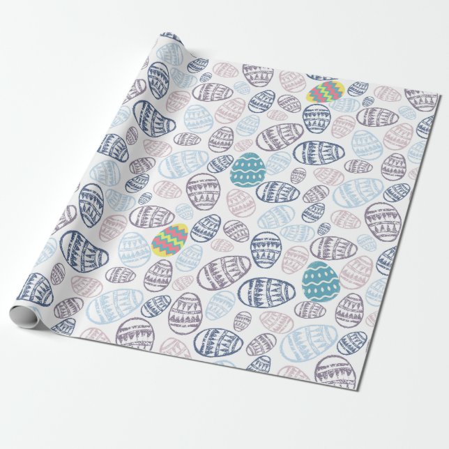 Påskägg Presentpapper (Utrullad)