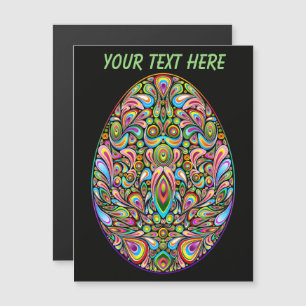 Påskägg Psykedelisk Design Barn Ekologisk T-Shirt