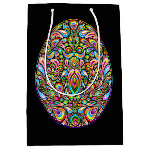 Påskägg Psykedelisk Design Barn Ekologisk T-Shirt