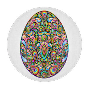 Påskägg Psykedelisk Design Barn Ekologisk T-Shirt