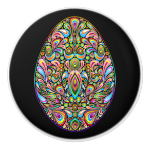 Påskägg Psykedelisk Design Barn Ekologisk T-Shirt Knopp