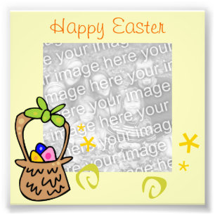 Påskägg Ram Photo Fototryck
