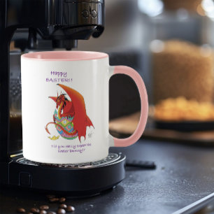 Påskägg Red Dragon Mugg