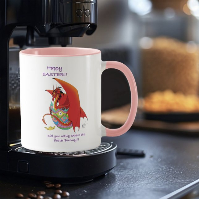 Påskägg Red Dragon Mugg (Skapare uppladdad)