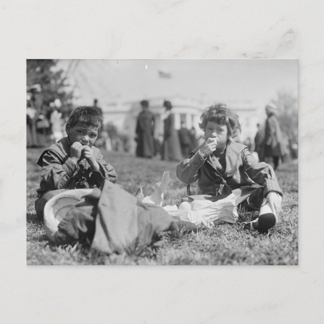 Påskägg Roll White House 1911 Helg Vykort (Framsida)