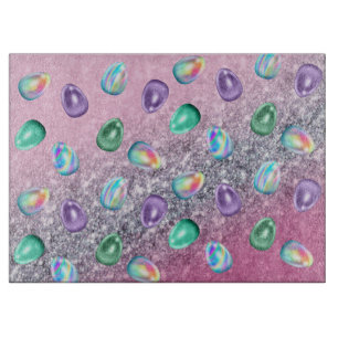 Påskägg Rosa Lila Tie Dye Glitter Glam