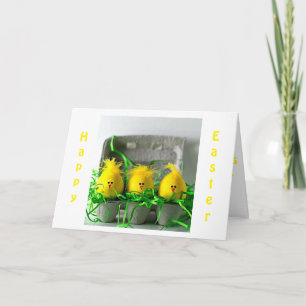 PÅSKÄGG SAY "GLAD PÅSK" FAMILJ/VÄNNER HELGKORT