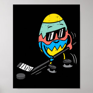 Påskägg Spelar ishockey Cute Sports Manar Boys Poster