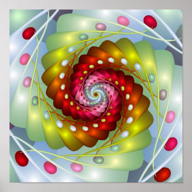 Påskägg Spiral Poster (Framsidan)