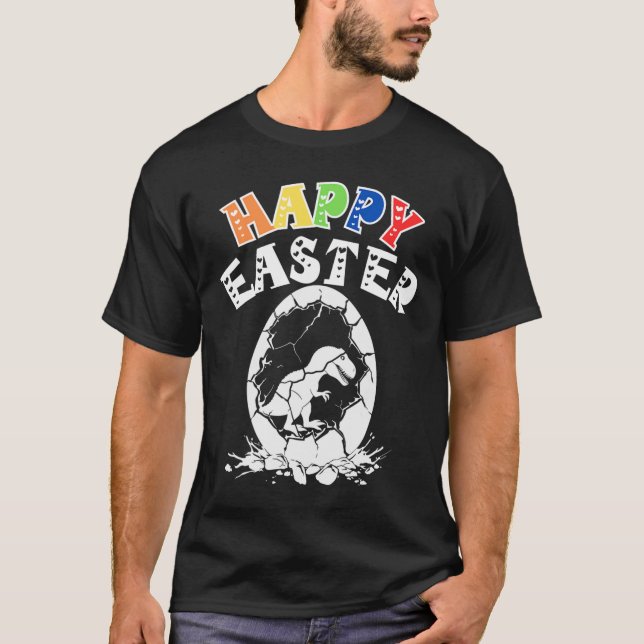Påskägg T Rex Dino Boys Shirt (Framsida)