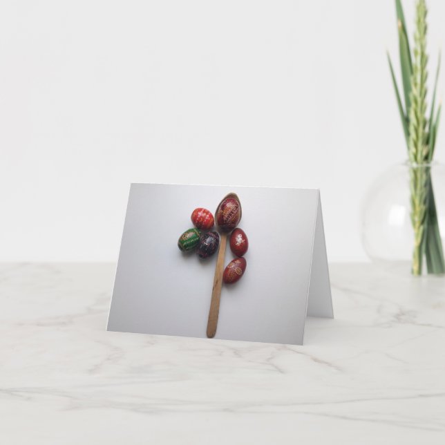 Påskägg Tack Kort (Framsida)