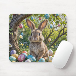 Påskägg Träd med Bunny Musmatta