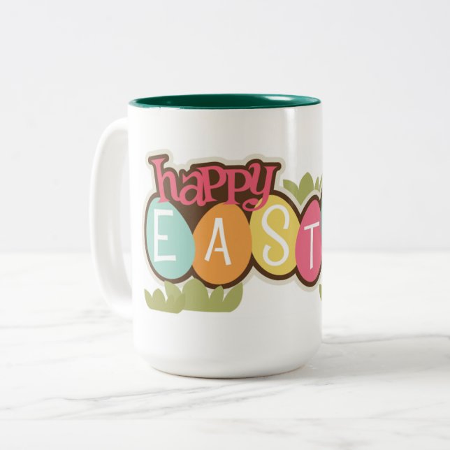 Påskägg Två-Tonad Mugg (Framsida vänster)