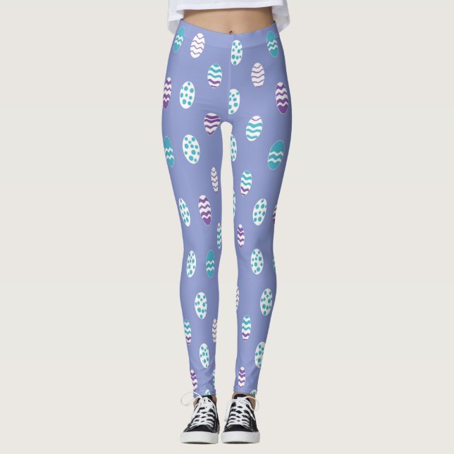 Påskägg/vår pastel leggings (Framsida)