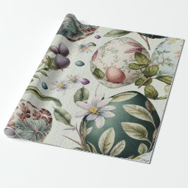 Påskägg vintage nostalgic mönster presentpapper