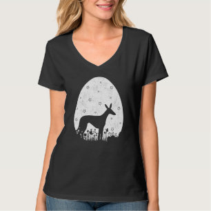 Påskägg Vintage Retro Stil Greyhound Hund Easte T Shirt