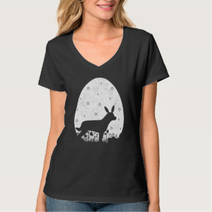 Påskägg Vintage Retro Stil Rottweiler Hund Öster T Shirt