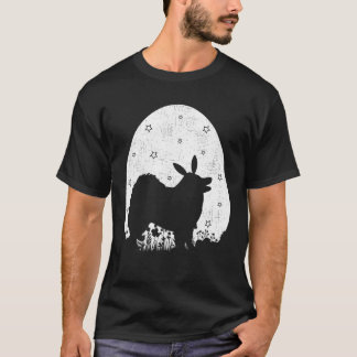 påskägg Vintage Retro Stil Samoyed Hund Påsk T Shirt